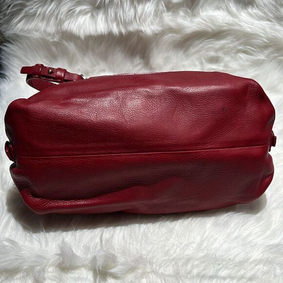 Francesco Biasia Full leather Red Satchel/Shoulder Bag B93 - Picture 8 of 10